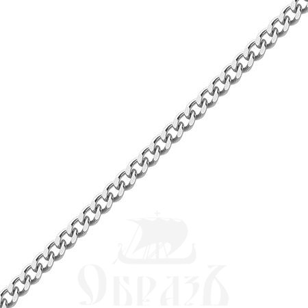 цепь плетение "панцирное" с алмазной огранкой серебро 925 пробы (арт. 9007080)